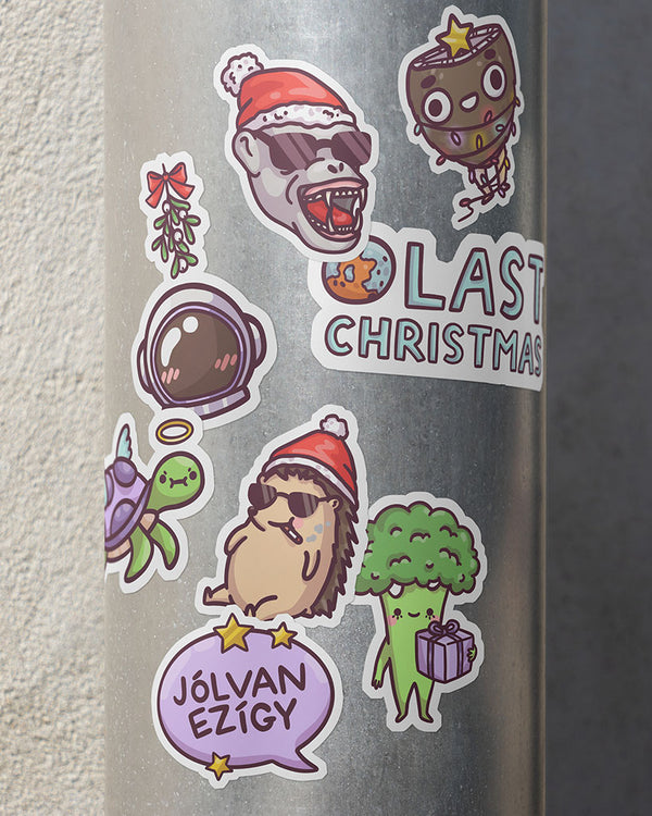 Karácsonyi matricacsomag (8 db)